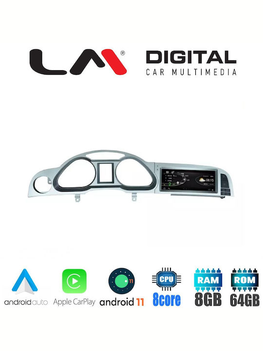 LM Digital Ηχοσύστημα Αυτοκινήτου για Citroen C6 Audi A6 2005-2012 (Bluetooth/USB/WiFi/GPS/Apple-Carplay/Android-Auto) με Οθόνη Αφής 8.8"