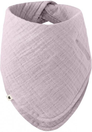 Bibs Μπαντάνα Υφασμάτινη με Κουμπί Simple Dusky Lilac