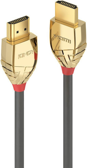 Lindy HDMI 1.4 High Speed 1080p 120Hz Cable HDMI male - HDMI male 1m Γκρι