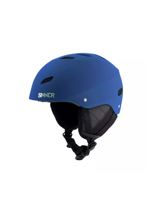 Sinner Bingham Ski & Snowboard Helm Matte Blue