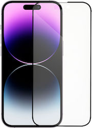 Закалено стъкло за цялото лице 0.3мм Черен (iPhone 14 Pro) Закалено стъкло за цялото лице 0.3мм Черен (iPhone 14 Pro)