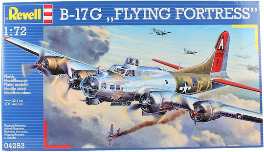 Revell B-17G Flying Fortress Static Airplane Model 1:72 32.1x44cm 237pcs