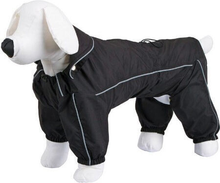 Kerbl Manchester Hundemantel Wasserdicht Schwarz mit Rückenlänge 35 cm.