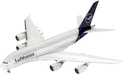 Revell A380-800 Lufthansa "New Livery" Figurină de Modelism Avion Albă 163 Piese la Scară 1:144 50.4x55.5x18cm.