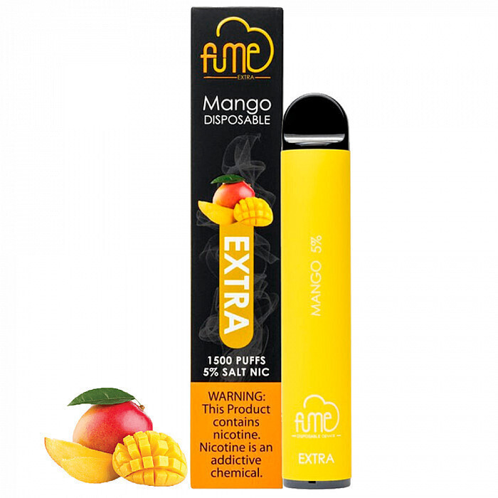 Fume Vape Extra Mango Disposable Pod Kit 6ml με Ενσωματωμένη Μπαταρία 5