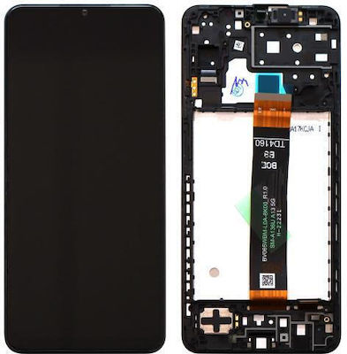 Οθόνη A136B mit Touchscreen und Rahmen für Galaxy A13 5G (Schwarz)