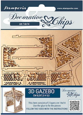 Stamperia Sleeping Beauty Gazebo Scrapbooking