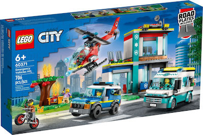 Lego City Emergency Vehicles HQ for 6+ Years