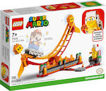 Lego Super Mario Lava Wave Ride Expansion Set pentru 7+ ani