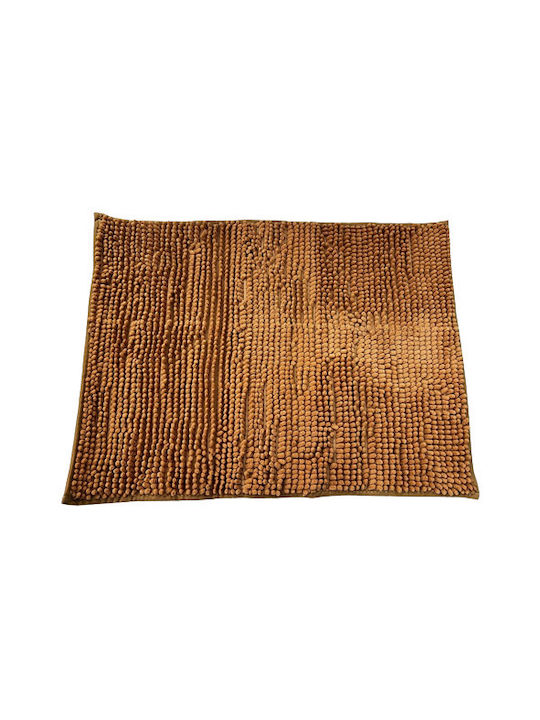 TnS Bath Mat Microfiber 39-950-1707 39-950-1707 Brown 50x70cm