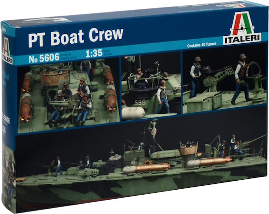 Italeri Φιγούρα Μοντελισμού Πλοίο Pt Crew σε Κλίμακα 1:35