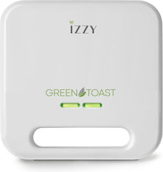 Izzy IZ-2010 Green Toast 800W για 2 Τοστ Λευκή Izzy IZ-2010 Green Toast 800W για 2 Τοστ Λευκή