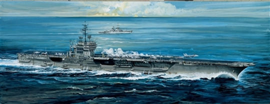 Italeri Φιγούρα Μοντελισμού Πλοίο USS America σε Κλίμακα 1:720 45εκ.