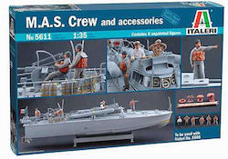 Italeri MAS Crew and Accessories Modeling Figure Ship in Scale 1:35