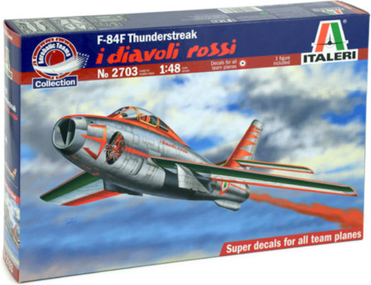 Italeri Φιγούρα Μοντελισμού Αεροπλάνο F-84F Thunderstreak σε Κλίμακα 1:48 27.5εκ.