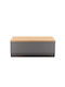 Alessi Matina BG03 Ψωμιέρα με Καπάκι Μεταλλική Dark Grey 34x21x14cm