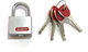 Abus Steel Padlock Brass with Key 40mm 1pcs