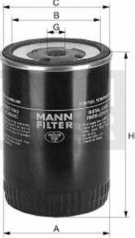 Mann Filter Car Fuel Filter for Scania / Scania Bus WK940/42