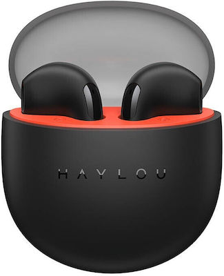 Haylou X1 Neo Căști pentru urechi Bluetooth Handsfree Căști cu rezistență la transpirație și husă de încărcare Negră