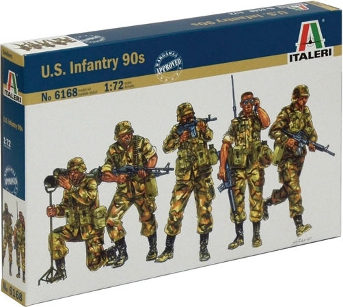 Italeri Φιγούρα Μοντελισμού U.S. Infantry 90s σε Κλίμακα 1:72