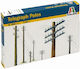 Italeri Telegraph Poles Static Model 1:35