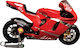 Italeri Φιγούρα Μοντελισμού Μηχανή Ducati 2008 Melandri σε Κλίμακα 1:9