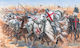 Italeri Templar Knights Miniatură de Modelism Albe la Scară 1:72 15cm.