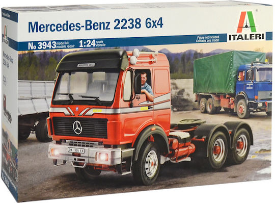 Italeri Modellfiguren Lkw Mercedes Benz 6x4 im Maßstab 1:24 28cm