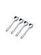 Alessi Big Love Spoon Set Desert / Ice Cream Stainless Silver 14.5cm 4pcs