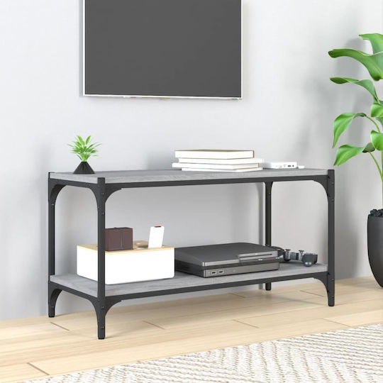 Floor-Standing TV Furniture Gray Sonoma 80x33x41 cm