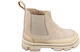 Kids Boots with Zipper Beige