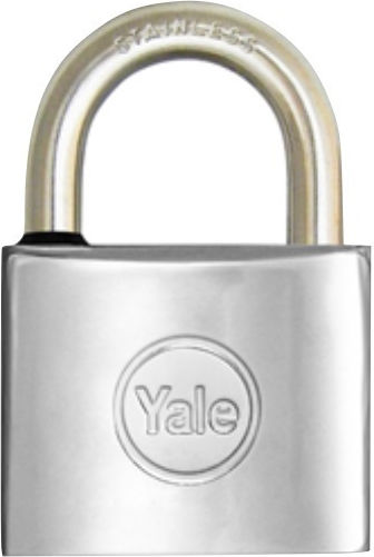 Yale Steel Padlock Brass with Key 40mm 1pcs