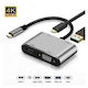 ATC USB-C Docking Station mit HDMI PD Silber (06.005.0071)