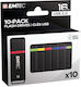 Emtec Κ100 10τμχ 16GB USB 2.0 Stick Schwarz