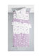 Viopros Valeria Set Kinderbettbezug Einzel mit Kissenbezug Baumwolle Lilac 160x240cm