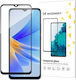 Wozinsky 9H Full Glue Full Face Tempered Glass Μαύρο (Oppo A17)
