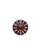 Etoile Wall Clock Wooden Brown Ø40cm