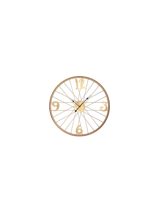 Etoile Antikes Wanduhr Metallisch Gold Ø60cm