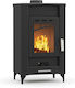 Thermogatz GSA 15 T Ceramic Wood Stove 15.6kW Black