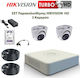 Hikvision Integriertes CCTV-System mit 2 Kameras 720P