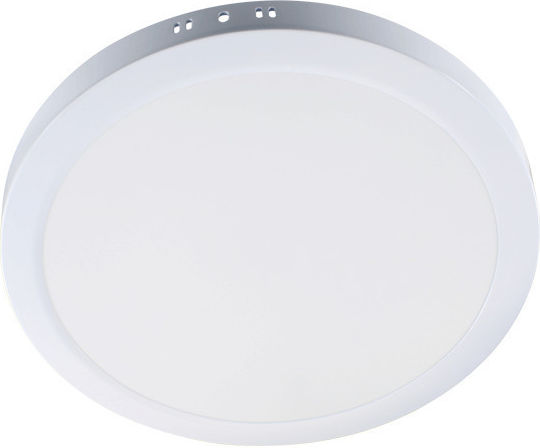 Elmark Round Outdoor LED Panel 24W with Cool White Light 6400K 30cm