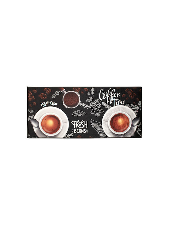 Dimcol Espresso 266 Χαλάκι Κουζίνας Διάδρομος με Αντιολισθητικό Υπόστρωμα Πολύχρωμο 65x150εκ.