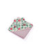 Babyono Baby-Badetuch mit Kapuzen Rosa 100x100cm