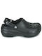 Crocs Classic Platform Lined Clogs mit Pelz Schwarz