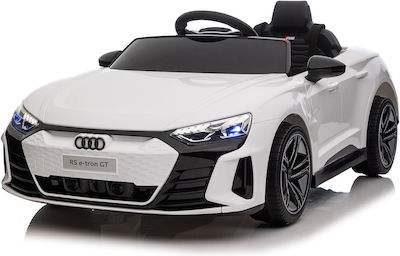 Παιδικό Ηλεκτροκίνητο Αυτοκίνητο Μονοθέσιο με Τηλεκοντρόλ Audi RS e-Tron 12 Volt Λευκό