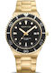 Bering Time Classic Sport Men's Watch 40mm Battery with Gold Stainless Steel Bracelet