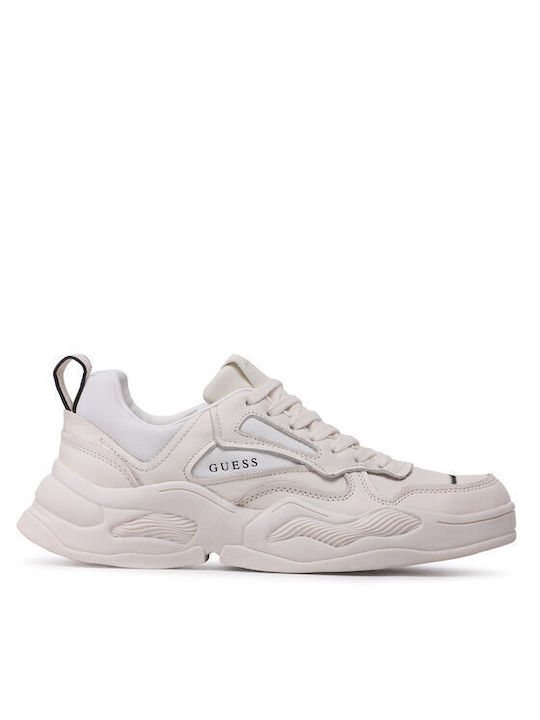 Guess Bassano Ανδρικά Chunky Sneakers Μπεζ