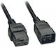 Akyga IEC C19 - IEC C20 Cable 1.8m Μαύρο AK-UP-03
