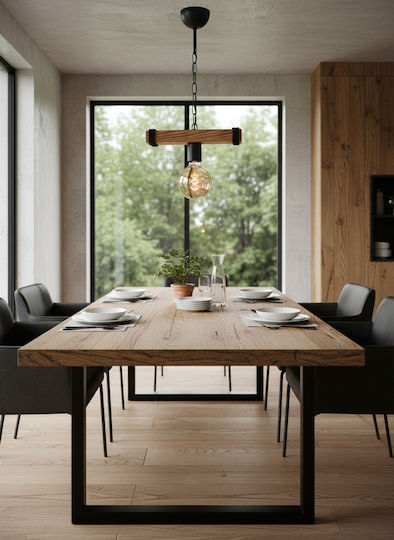 HomeMarkt Pendant Light Brown with Socket E27 15cm