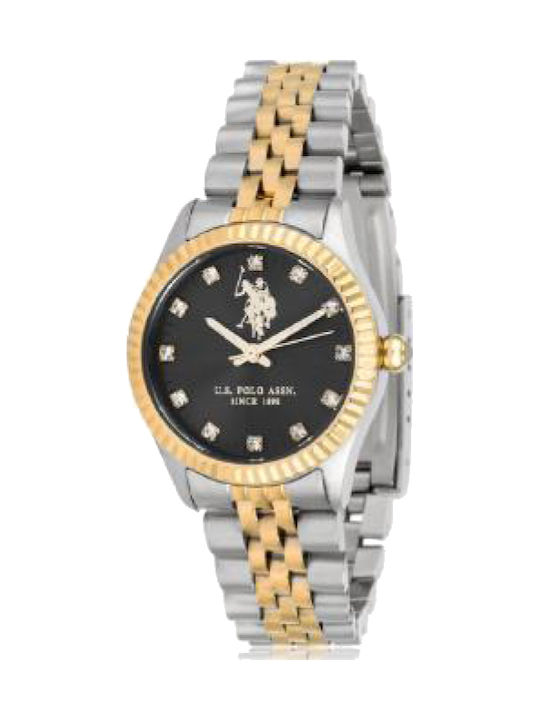U.S. Polo Assn. Azure Γυναικείο Ρολόι 34mm Μπατ...